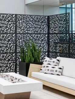 Veradek 3-Panel Privacy Screen Set, Web -Outdoor Garden Store 8599206 10V tif