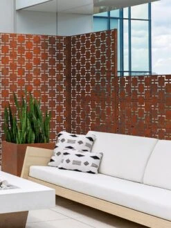 Veradek 2-Panel Privacy Screen Set, Quadra -Outdoor Garden Store 8599207 06V tif