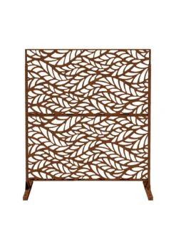 Veradek 2-Panel Privacy Screen Set, Flowleaf -Outdoor Garden Store 8599212 13V tif