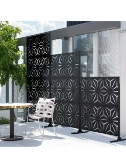 Veradek 2-Panel Privacy Screen Set, Star -Outdoor Garden Store 8599214 08v