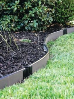 Curved Composite Landscape Edging Kit With 1" Boards -Outdoor Garden Store 8599404 11V tif