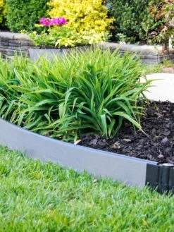 Curved Composite Landscape Edging Kit With 1" Boards -Outdoor Garden Store 8599404 14V tif