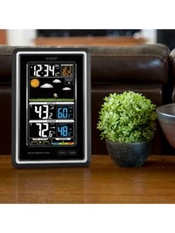 La Crosse Wireless Vertical Color Forecast Station -Outdoor Garden Store 8599462 02v