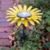 Desert Steel Daisy Solar Light -Outdoor Garden Store 8599556 03V tif