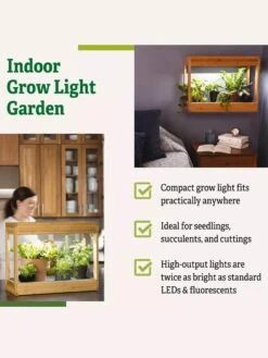 Bamboo Mini LED Grow Light Garden 19 Bamboo Mini LED Grow Light Garden -Outdoor Garden Store 8599624 04