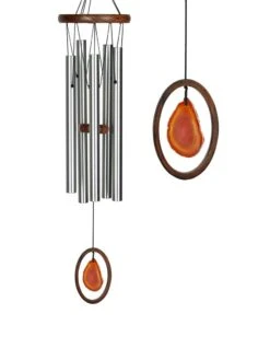 Agate Chime™, Large -Outdoor Garden Store 8599738 02v woodstock agate chime large brown