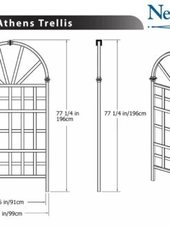 Athens Vinyl Trellis -Outdoor Garden Store 8599766 03V tif
