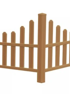 Country Corner Composite Picket Fence -Outdoor Garden Store 8599773 02V tif
