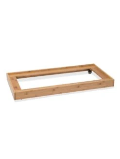 Bamboo Rolling Plant Tray -Outdoor Garden Store 8599793 12150