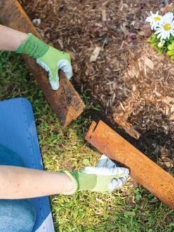 Corten Steel Edging 5" H, Set Of 3 -Outdoor Garden Store 8599845 0253 tif