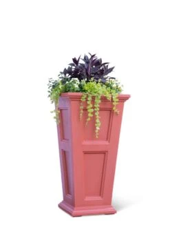 Fairfield Self-Watering Tall Patio Planters, 34” -Outdoor Garden Store 8600109 0681 tif
