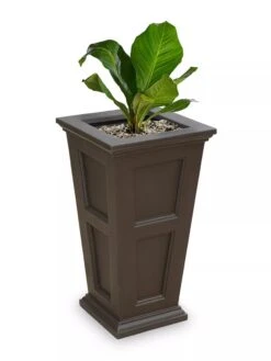 Fairfield Self-Watering Tall Patio Planters, 34” -Outdoor Garden Store 8600109 06V tif