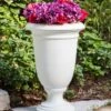 Ellington Self-Watering Urn Planter, 24" -Outdoor Garden Store 8600110 12V tif