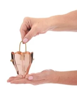 Crocus Pure Copper Rain Chain, 8.5' 7 Crocus Pure Copper Rain Chain, 8.5' -Outdoor Garden Store 8600207 01v