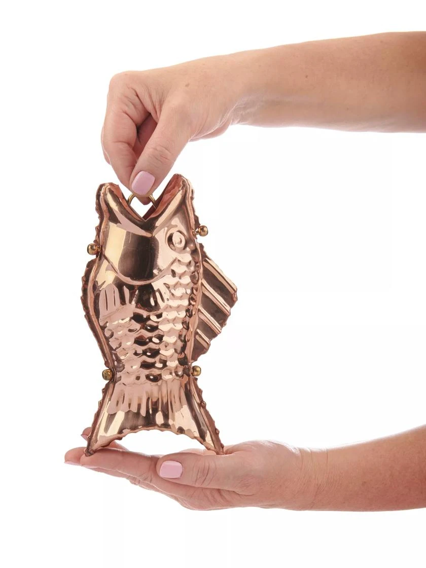 Fish Pure Copper Rain Chain, 8.5' 5 Fish Pure Copper Rain Chain, 8.5' - Image 3