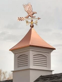 Bald Eagle Copper Weathervane -Outdoor Garden Store 8600276 03v