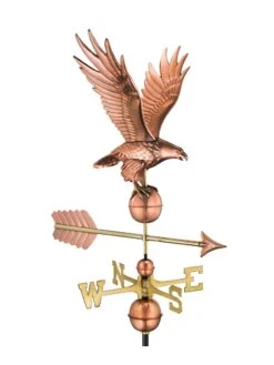 Freedom Eagle Copper Weathervane -Outdoor Garden Store 8600277 03v