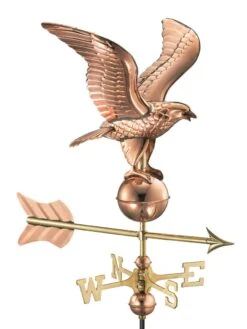 Eagle Cottage Copper Weathervane With Roof Mount 8 Eagle Cottage Copper Weathervane With Roof Mount -Outdoor Garden Store 8600278 04v