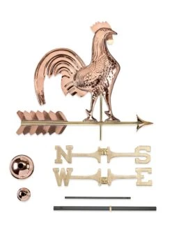 Rooster Copper Weathervane -Outdoor Garden Store 8600283 03v