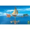 Sailboat Cottage Copper Weathervane With Roof Mount -Outdoor Garden Store 8600347 03v sailboat cottage copper weathervane roof mount