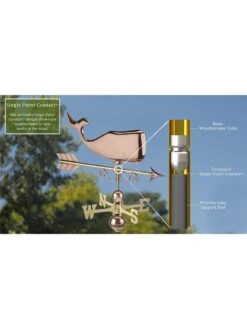 Save The Whales™ Copper Weathervane 8 Save The Whales™ Copper Weathervane -Outdoor Garden Store 8600371 06v