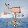 Save The Whales™ Copper Weathervane -Outdoor Garden Store 8600371 07v save the whales copper weathervane