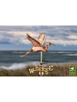 Blue Heron Cottage Copper Weathervane -Outdoor Garden Store 8600375 04v