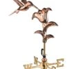 Hummingbird Garden Copper Weathervane With Pole 1 Hummingbird Garden Copper Weathervane With Pole -Outdoor Garden Store 8600377 01v hummingbird garden copper weathervane pole