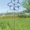 Feather Wind Spinner, 32" -Outdoor Garden Store 8600477 01v feather wind spinner 32 inch