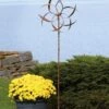 Feather Staked Wind Spinner, 22" 1 Feather Staked Wind Spinner, 22" -Outdoor Garden Store 8600480 02V tif