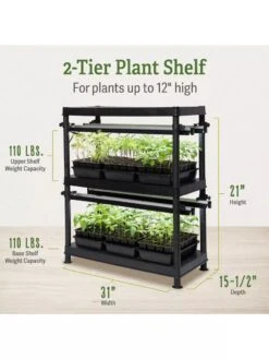 Stack-n-Grow Lights - 2-Tier System -Outdoor Garden Store 8608905 1