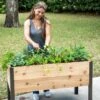 Self-Watering Elevated Planter Box, 2' X 4' -Outdoor Garden Store 8608959 4040 tif