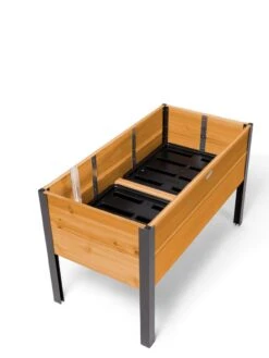 Self-Watering Eco-Stained Elevated Planter Box, 2' X 4' -Outdoor Garden Store 8608963 6286 tif