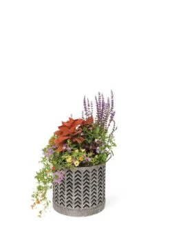 Galvanized Grow Bag Planter 12" -Outdoor Garden Store 8609177 0368 tif