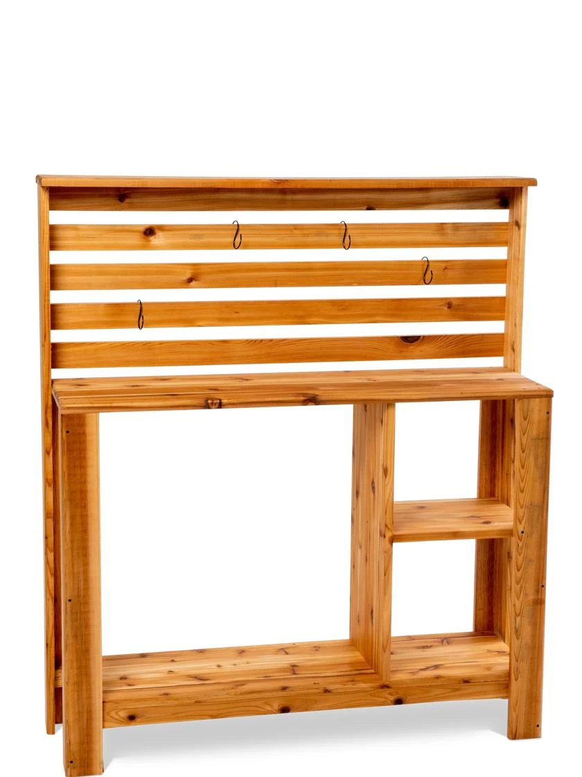 Gardener’s Supply Tall Cedar Potting Bench 4 Gardener’s Supply Tall Cedar Potting Bench - Image 3