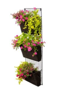 Wire Wall Pockets Vertical Gardens -Outdoor Garden Store 8609201 0407 tif