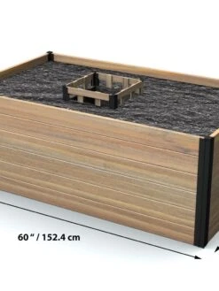 Vita Mezza Keyhole Garden 3’x5’ -Outdoor Garden Store 8609394 02V jpg