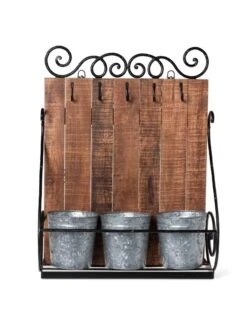 Wall Shelf With Planters -Outdoor Garden Store 8609515 9310 tif