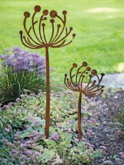 Queen Anne's Lace Garden Stake Set Of 2 -Outdoor Garden Store 8610210 0105 tif