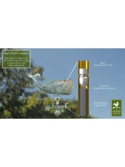 Whale Weathervane 7 Whale Weathervane -Outdoor Garden Store 8610226 03v