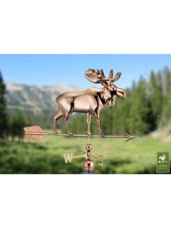 Moose With Arrow Weathervane -Outdoor Garden Store 8610229 01v