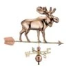 Moose With Arrow Weathervane -Outdoor Garden Store 8610229 02v moose with arrow copper weathervane