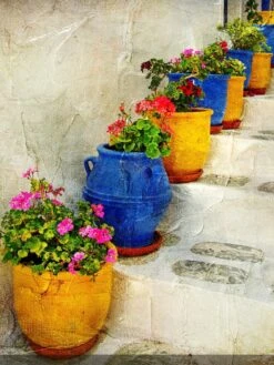 Bright Pots Outdoor Wall Art, 5 Bright Pots Outdoor Wall Art, -Outdoor Garden Store 8610267 01V jpg