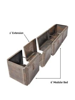 Corten Steel Modular Raised Bed, 2' Extension -Outdoor Garden Store 8610701 4010 tif 1