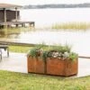 Corten Steel Modular Raised Bed, 2'x4' -Outdoor Garden Store 8610702 0033 tif