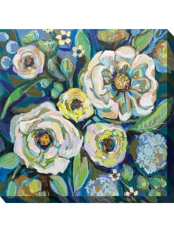 Cool Blue Outdoor Wall Art -Outdoor Garden Store 8610732 01v