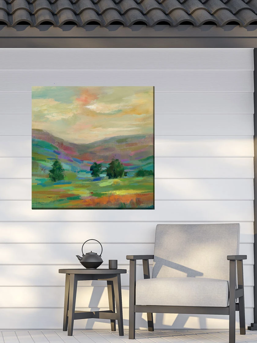 Fields Afar Outdoor Wall Art 3 Fields Afar Outdoor Wall Art