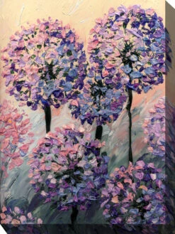 Artistic Allium Outdoor Wall Art -Outdoor Garden Store 8610735 01v