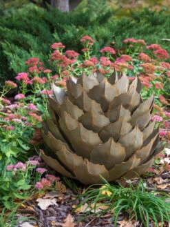 Desert Steel Artichoke Agave Sculpture -Outdoor Garden Store 8610761 03v