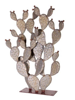 Desert Steel Prickly Pear Cactus Sculpture, Grande 7 Desert Steel Prickly Pear Cactus Sculpture, Grande -Outdoor Garden Store 8610769 03v